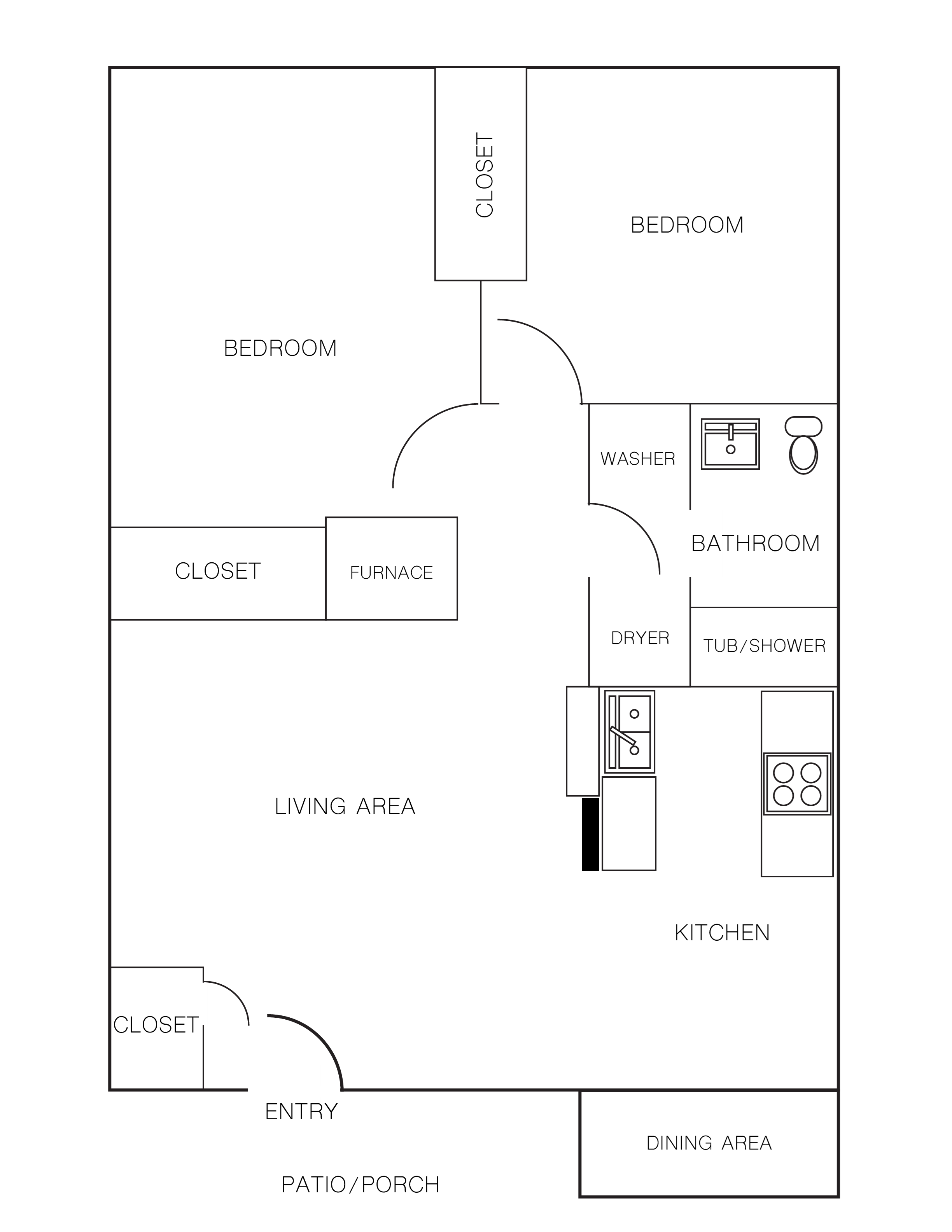 Floor Plans of Riverbend in Eudora, KS